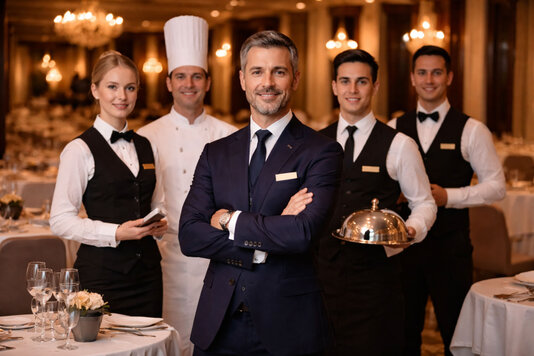 Responsable de salle en service
