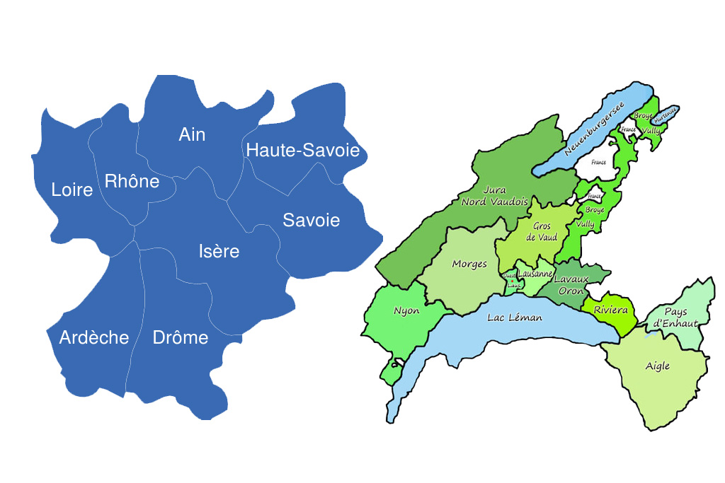 Régions desservies