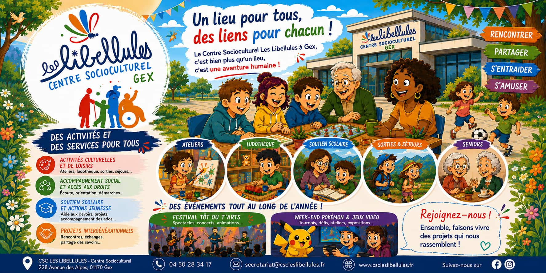 Un lieu de vie, de partage et de projets pour tous à Gex