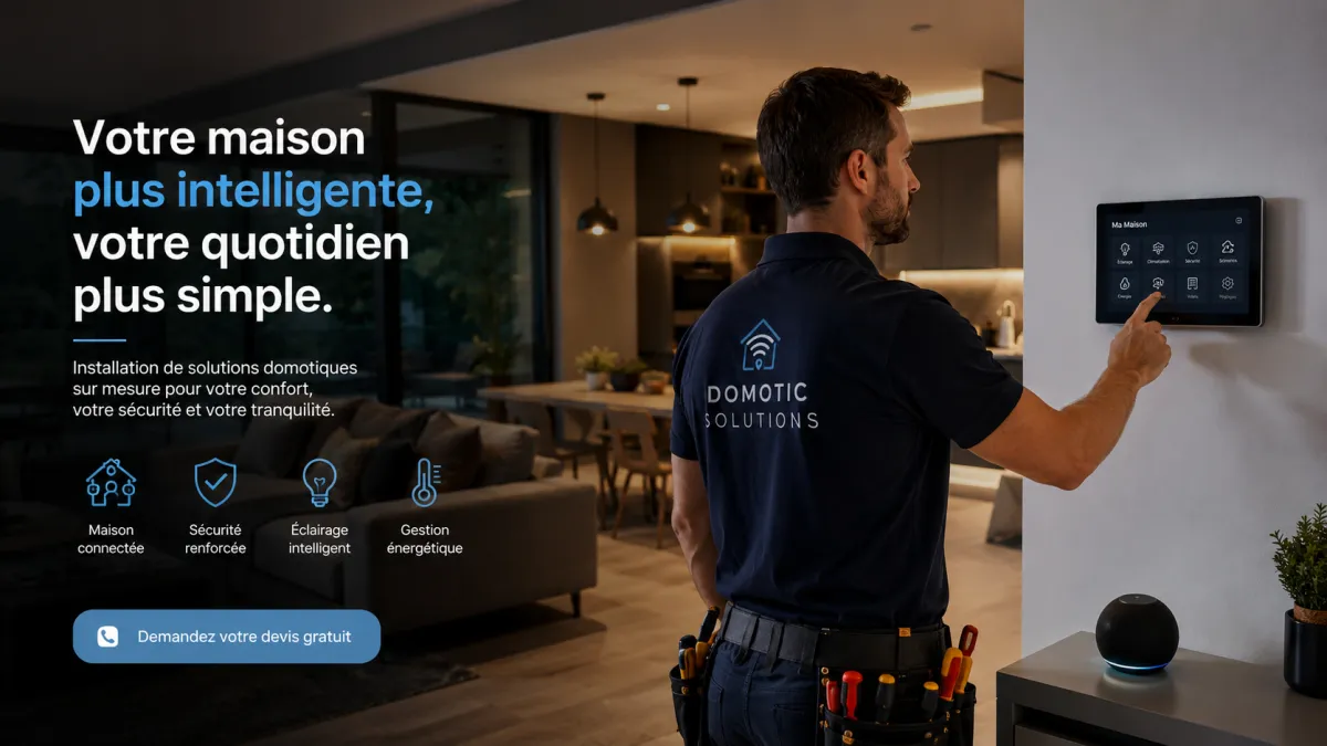 Transformez votre maison en habitat intelligent avec nos solutions domotiques sur mesure
