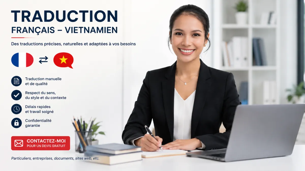 Traductrice Français – Vietnamien | Traductions fiables et professionnelles